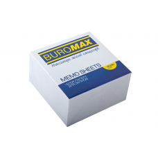 Блок білого паперу для нотаток, 90х90х50мм,не склеєний BM.2215