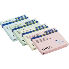 Блок паперу для нотаток, 76х76 мм, 100 арк., 4 кол. асорті BM.2312-99
