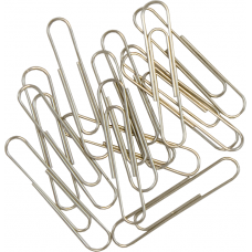 Скріпки нікельовані, 50 мм, круглі, 100 шт. в карт.упаковці BM.5001