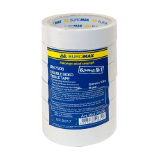 Клейка стрічка, 24мм х 10м, двостороння, по 6 шт. BM.7506