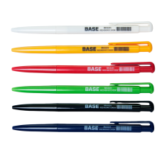 Ручка кулькова автоматична BASE, JOBMAX, 0,7 мм, пласт. корпус, сині чорнила BM.8205-01