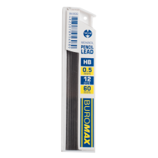 Стрижні для механічного олівця, HB, 0.5мм, 12шт. BM.8699