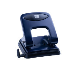 Діркопробивач металевий, до 40 аркушів, 119х144х110мм, синій BM.4032-02